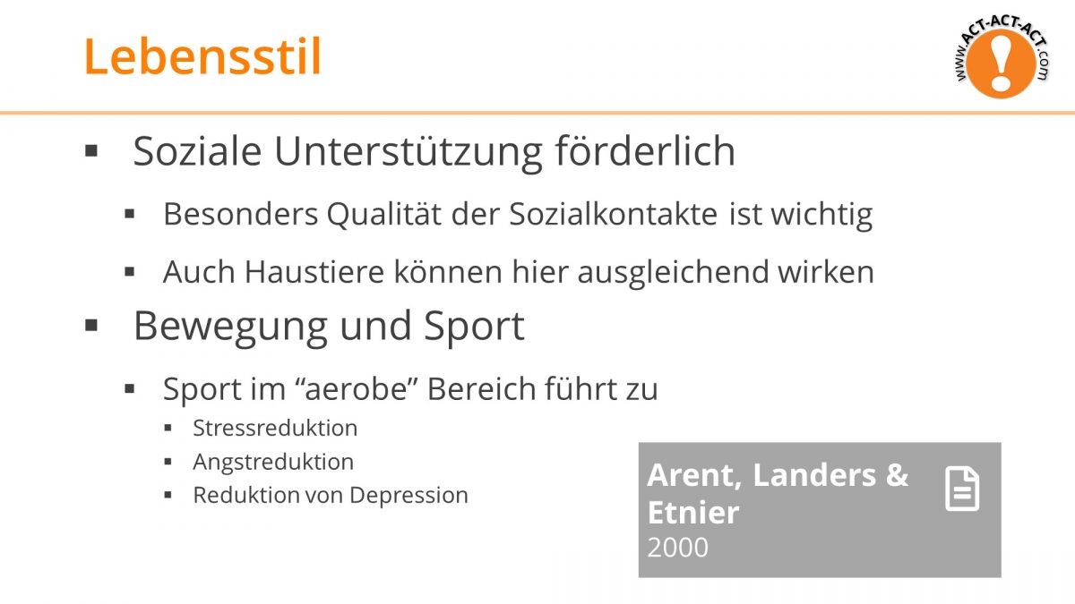 Psychologie Aufnahmetest Kapitel 12: Lebensstil