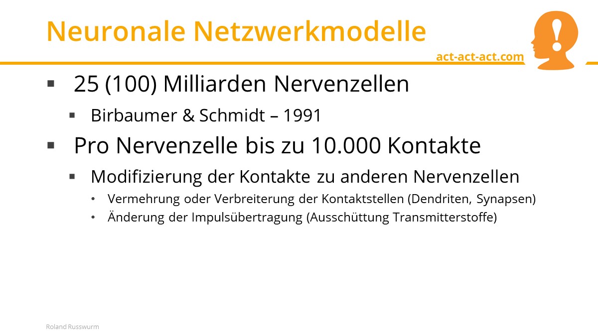 Neuronale Netzwerkmodelle