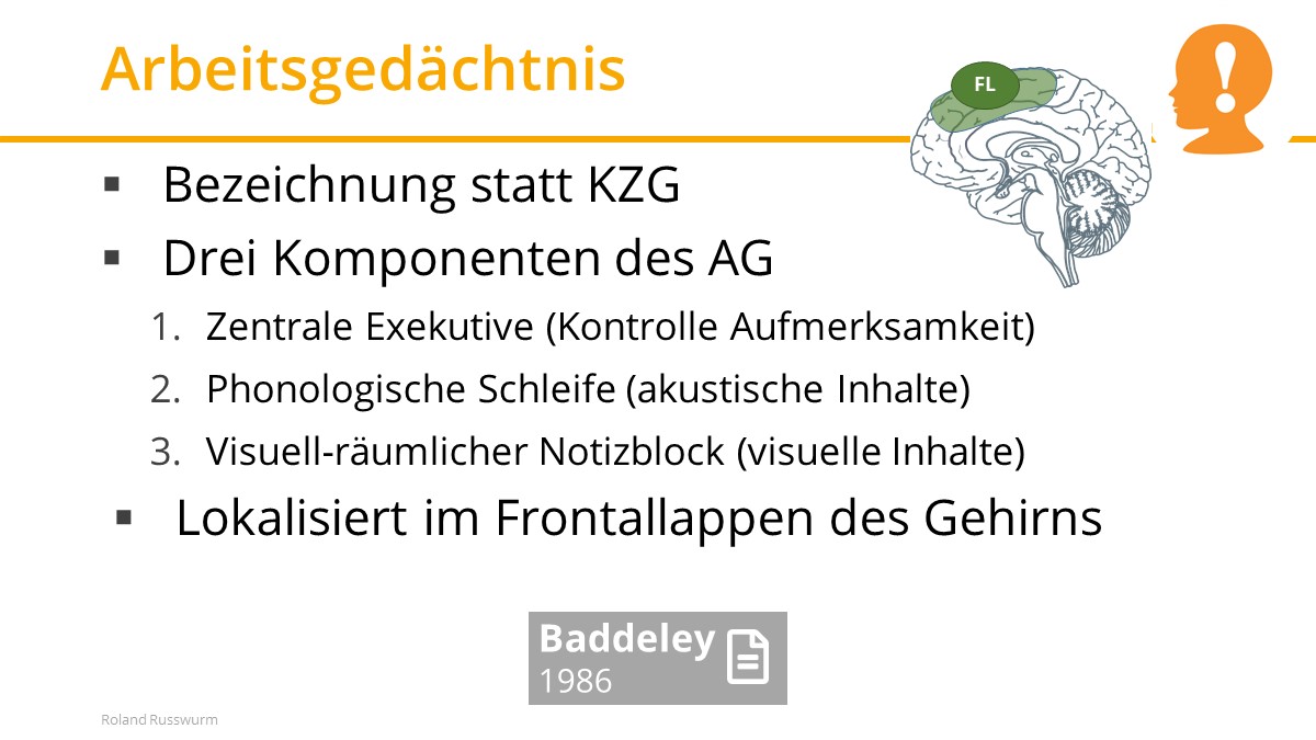 Arbeitsgedächtnis