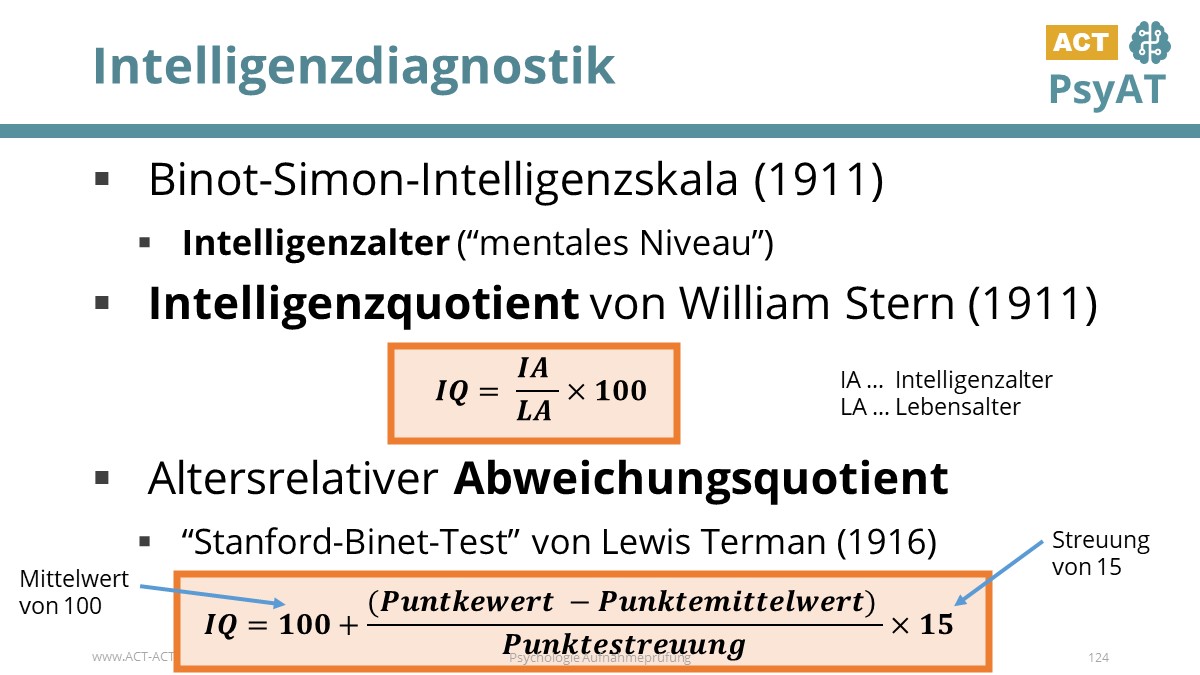 Intelligenzdiagnostik