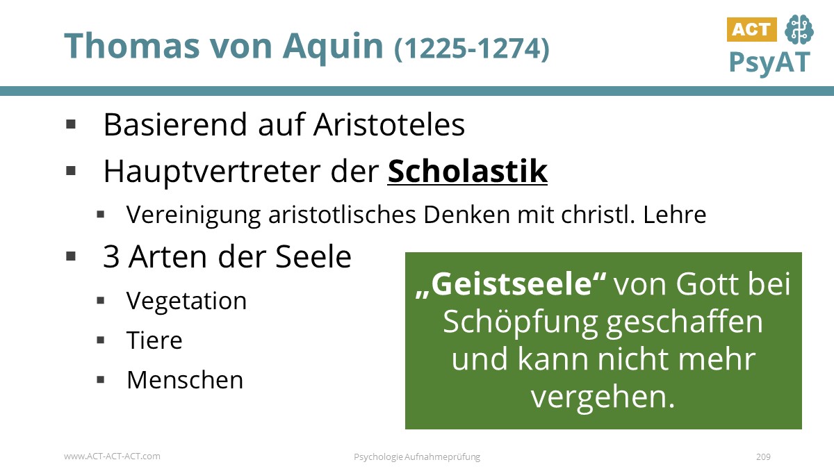 Thomas von Aquin (1225-1274)
