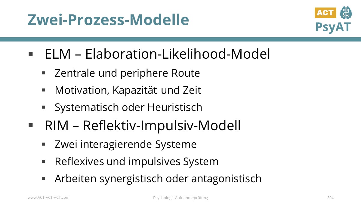 Zwei-Prozess-Modelle