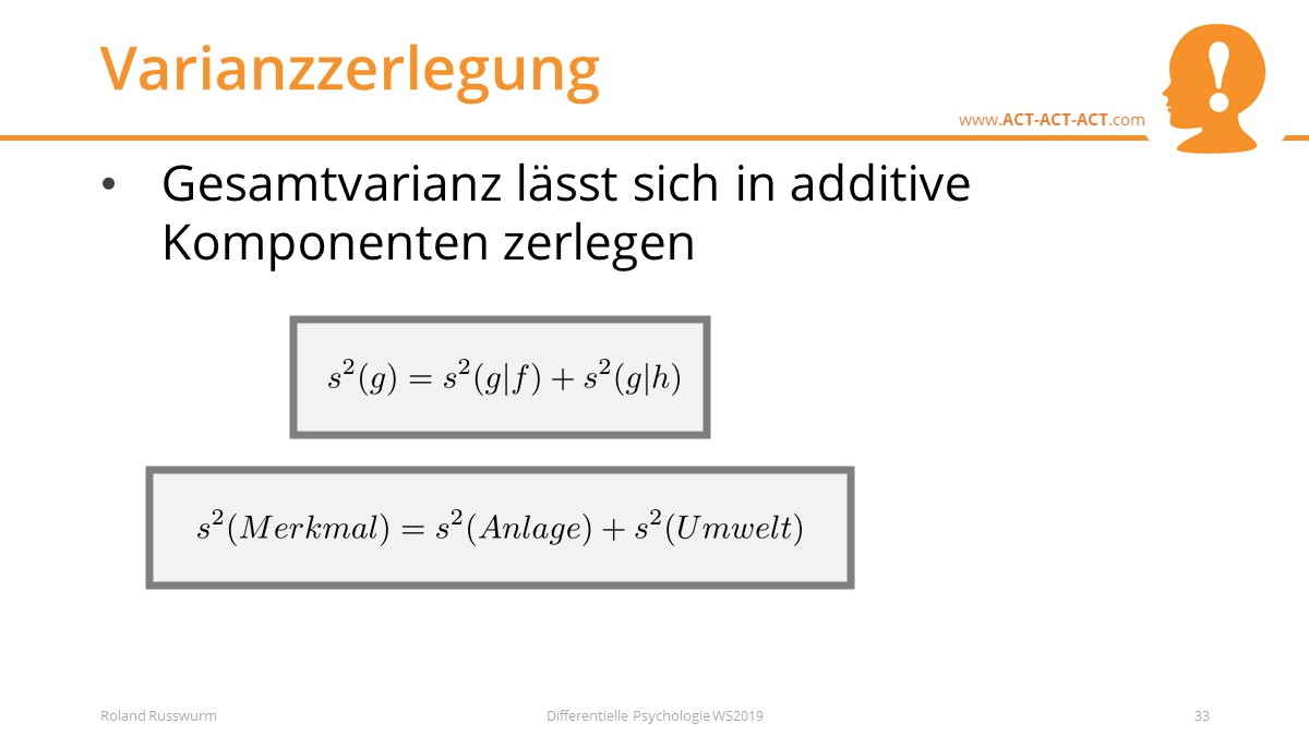 Varianzzerlegung