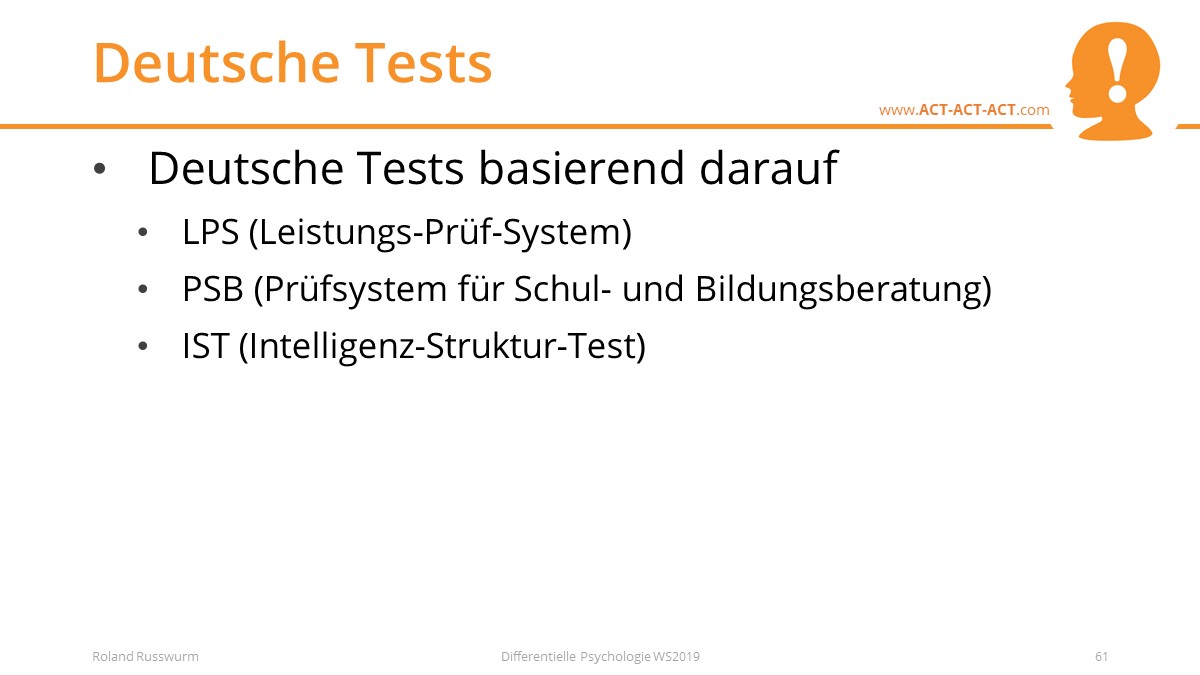 Deutsche Tests