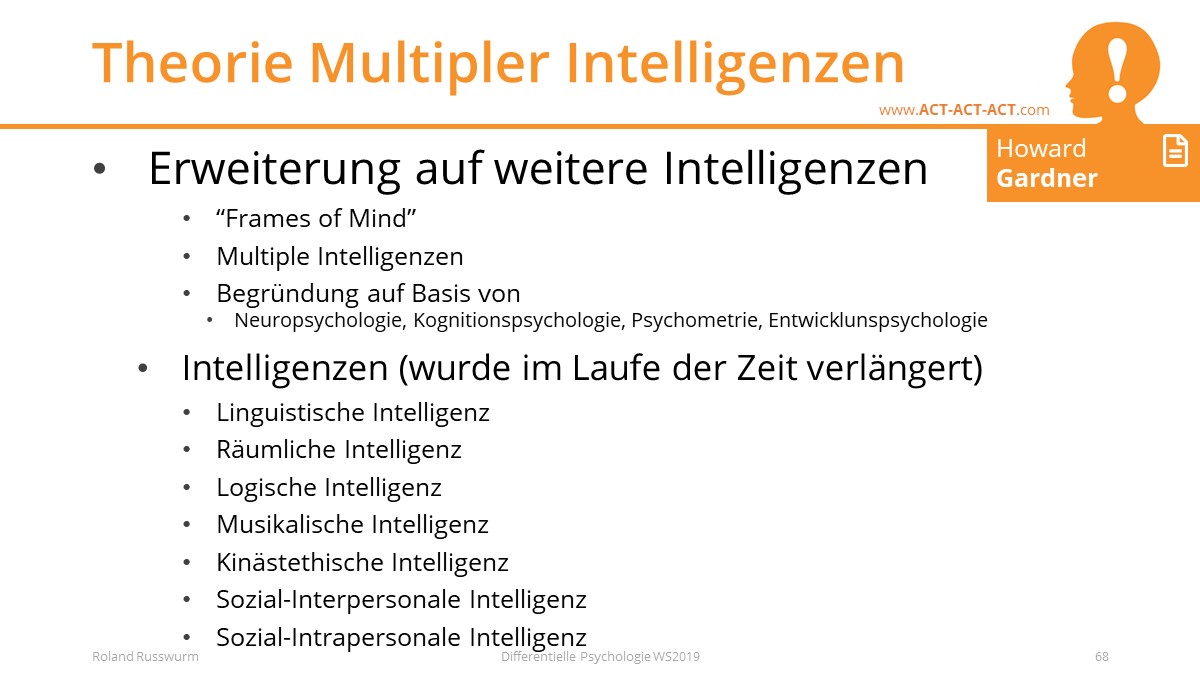 Theorie Multipler Intelligenzen